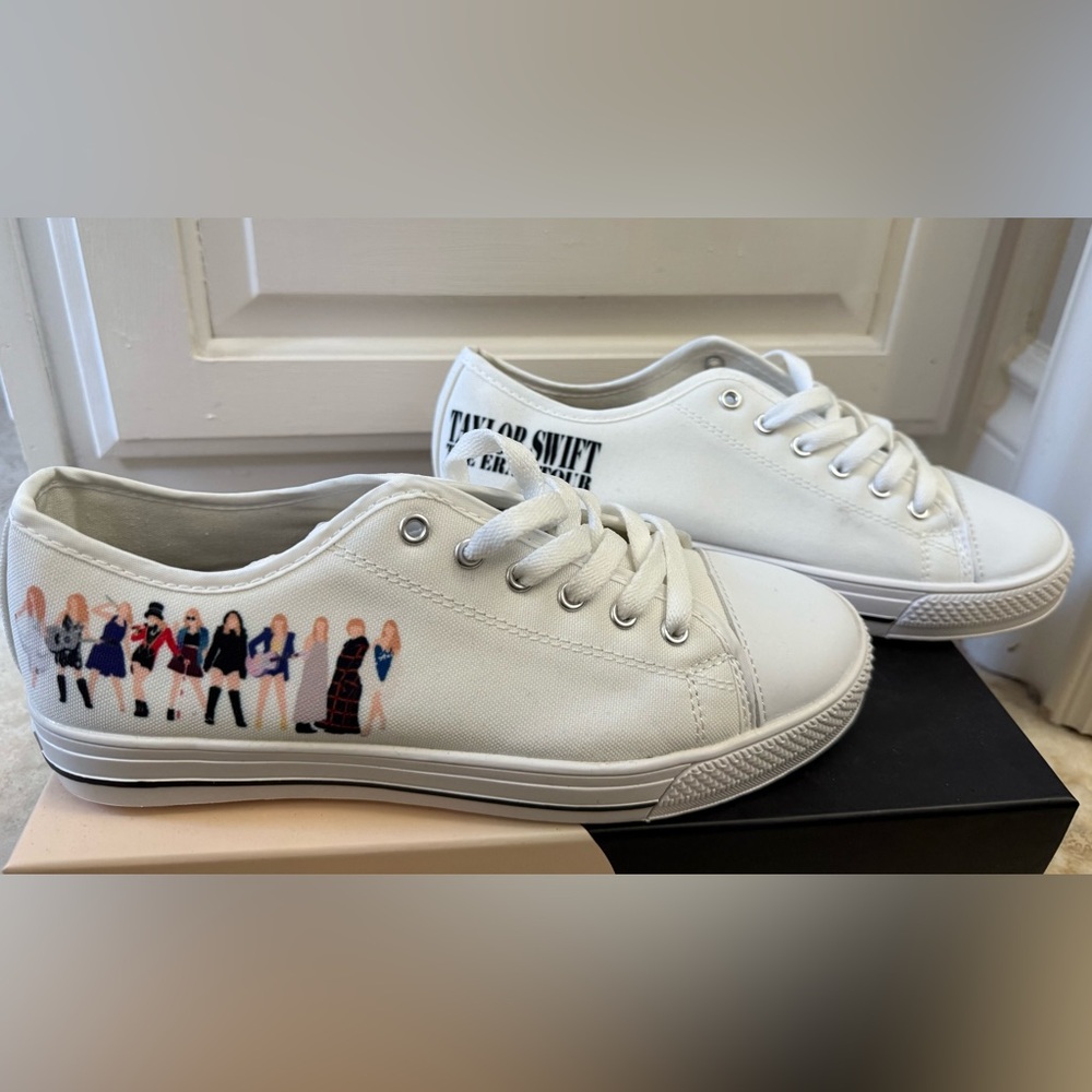 Taylor Swift White Sneakers